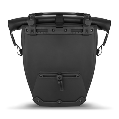 Wozinsky wodoodporna torba rowerowa sakwa na bagażnik 25l czarny (WBB24BK)