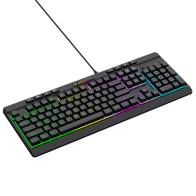 Klawiatura przewodowa Wozinsky WKG-1044 gamingowa membranowa z podświetleniem RGB - czarna