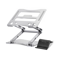 Podstawka pod laptopa, tablet Wozinsky WRS-CPY75DSS aluminiowa + Gratis! podstawka do smartfona - srebrna