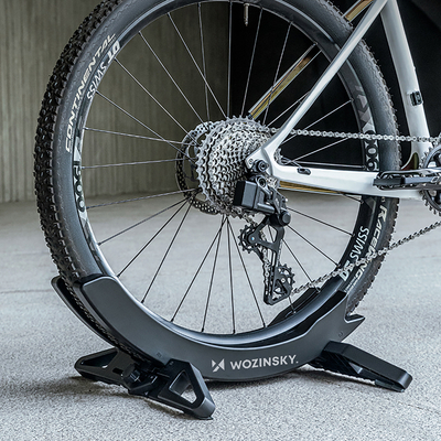 Stojak rowerowy Wozinsky WSR-02 serwisowy stabilny na koło roweru - czarny